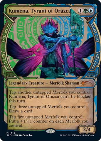 Kumena, Tyrant of Orazca (Rainbow Foil) [Secret Lair Drop Series]