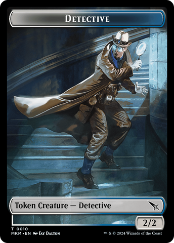 Detective // Spider Double-Sided Token [Murders at Karlov Manor Tokens]