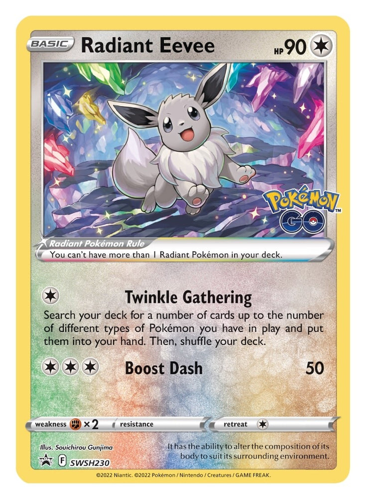 Radiant Eevee (SWSH230) [Sword & Shield: Black Star Promos]