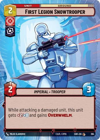First Legion Snowtrooper (Hyperspace) (394) [Spark of Rebellion]