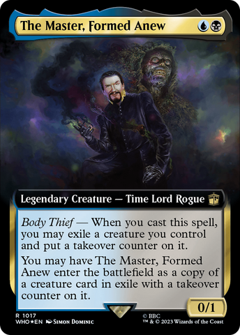The Master, Formed Anew (Extended Art) (Surge Foil) [Doctor Who]