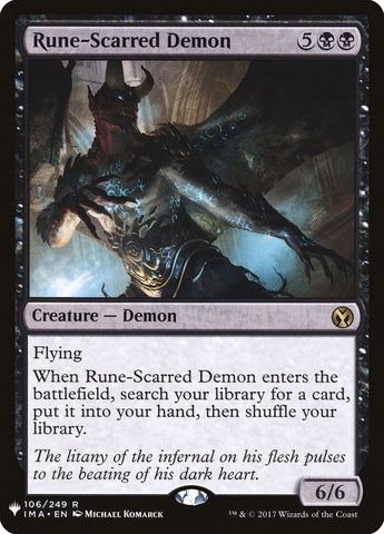 Rune-Scarred Demon [Mystery Booster]