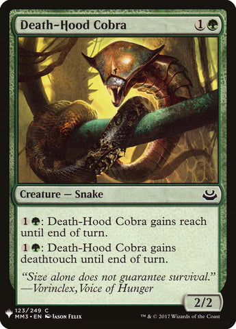 Death-Hood Cobra [Mystery Booster]
