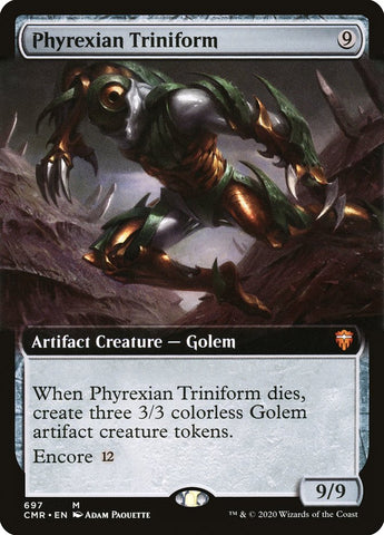 Phyrexian Triniform (Extended Art) [Commander Legends]