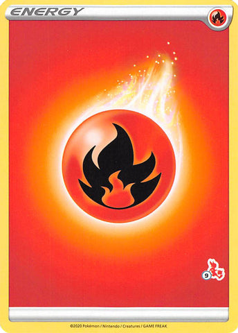 Fire Energy (Cinderace Stamp #9) [Battle Academy 2022]