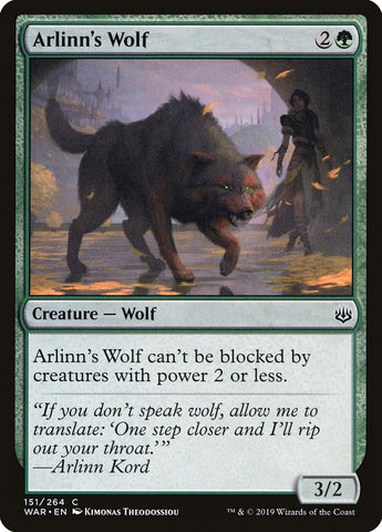 Arlinn's Wolf [War of the Spark]