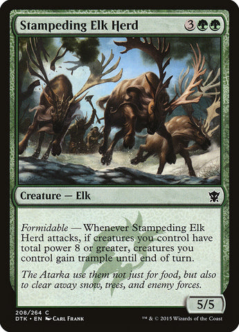 Stampeding Elk Herd [Dragons of Tarkir]