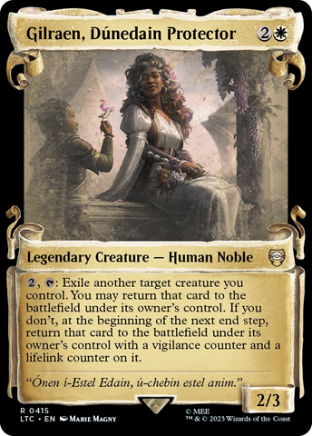 Gilraen, Dunedain Protector [The Lord of the Rings: Tales of Middle-Earth Commander Showcase Scrolls]