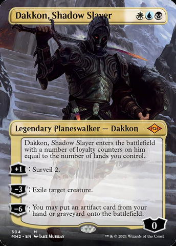Dakkon, Shadow Slayer (Borderless) [Modern Horizons 2]