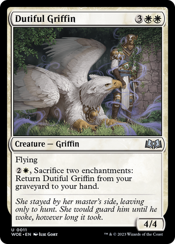 Dutiful Griffin [Wilds of Eldraine]