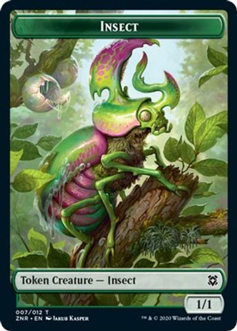 Human // Insect Double-Sided Token [Challenger Decks 2021 Tokens]