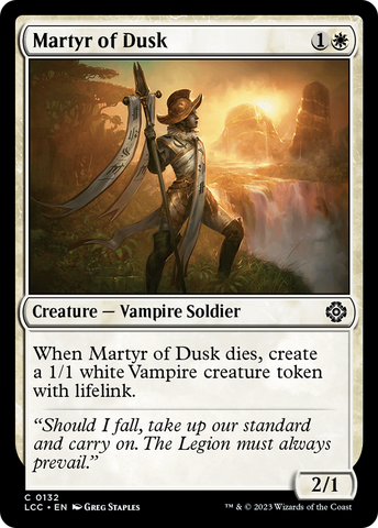 Martyr of Dusk [The Lost Caverns of Ixalan Commander]