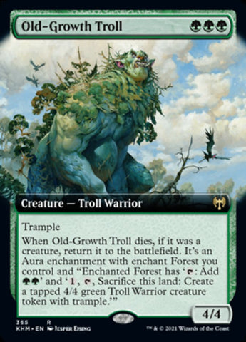 Old-Growth Troll (Extended Art) [Kaldheim]