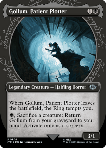 Gollum, Patient Plotter (Showcase) (Surge Foil) [The Lord of the Rings: Tales of Middle-Earth]