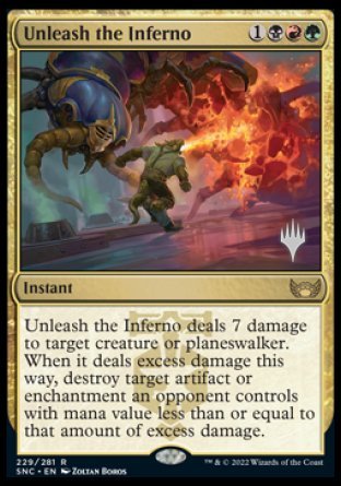 Unleash the Inferno (Promo Pack) [Streets of New Capenna Promos]
