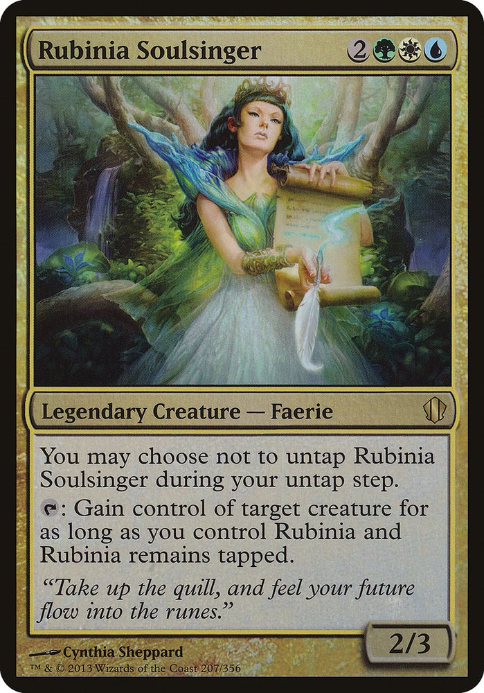 Rubinia Soulsinger (Oversized) [Commander 2013 Oversized]