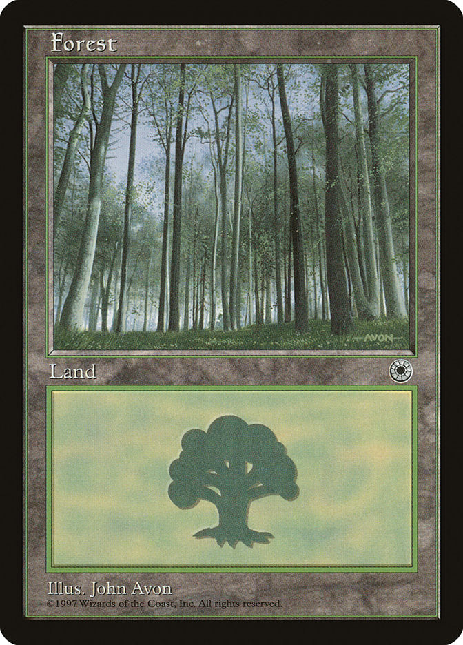 Forest (Green Signature with White Bark Trees) [Portal]
