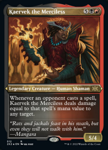 Kaervek the Merciless (Foil Etched) [Double Masters 2022]