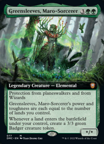 Greensleeves, Maro-Sorcerer (Extended Art) [Dominaria United Commander]