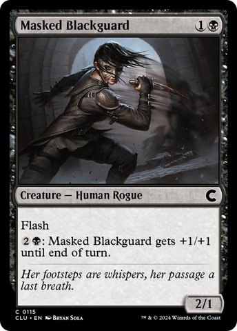 Masked Blackguard [Ravnica: Clue Edition]