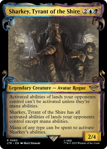 Sharkey, Tyrant of the Shire [The Lord of the Rings: Tales of Middle-Earth Showcase Scrolls]