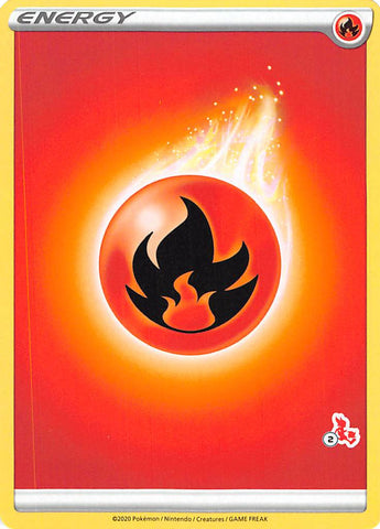 Fire Energy (Cinderace Stamp #2) [Battle Academy 2022]