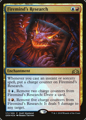 Firemind's Research (Draft Weekend) [Guilds of Ravnica Promos]