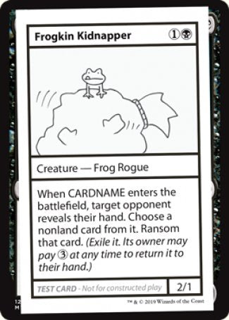 Frogkin Kidnapper (2021 Edition) [Mystery Booster Playtest Cards]